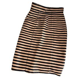 Burberry Prorsum Gestreifter Bleistiftrock IT38 Andere