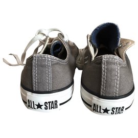 Converse-Converse serie limitata grigia con lingua di 3 T colori. 4,5-Bianco,Grigio