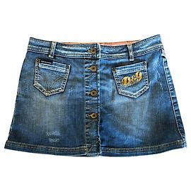 Dolce & Gabbana Skirts Blue Golden