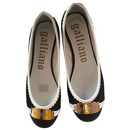 Galliano Ballet flats Black