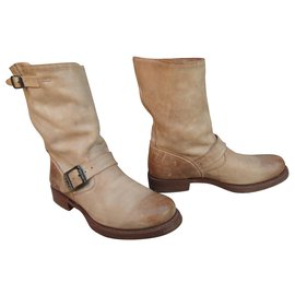 Frye-Frye boots, Véronica Short model-Beige