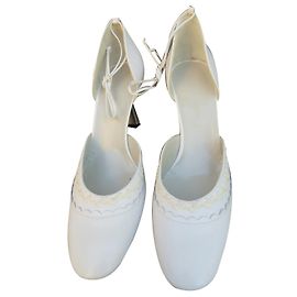 escarpins CJ Bis Charles Jourdan modèles Flor, état neuf Blanc