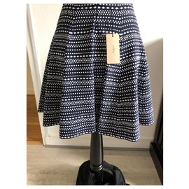 Alaïa-Skirt suit-Dark blue