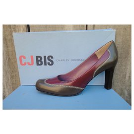 Charles Jourdan-CJ Bis Schuhe Charles Jourdan Modell Madalen, Wie neu-Rot