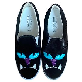Chiara Ferragni Monster Schwarz Weiß Mehrfarben  Lila Hellblau