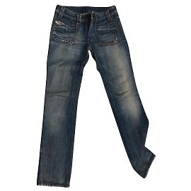 Diesel Pantaloni, ghette Blu