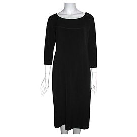 Philosophy Di Alberta Ferretti Klassisches schwarzes Kleid Schwarz
