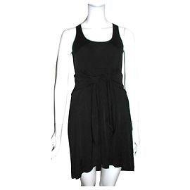 Halston Heritage black racerback dress Black
