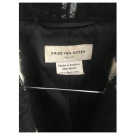 Dries Van Noten-Jackets-Black,White,Beige