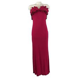 Robe en soie rose Giambattista Valli Rose