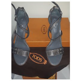 Tod's-Tod's sandals 39.5-Dark grey