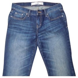 Abercrombie & Fitch-Jean Abercombie & Fitch Flare Modell in sehr gutem Zustand-Blau