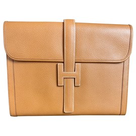 Hermès-Jige GM-Beige,Caramello