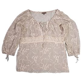 Autre Marque Blusa bordada de algodón Maliparmi Multicolor