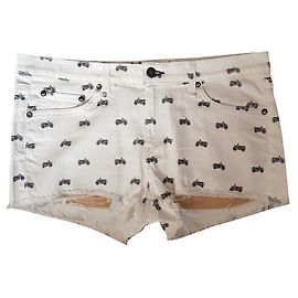Short Moto Mila Rag & Bone Noir Blanc Noir Blanc