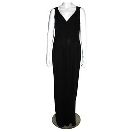 Escada Black metallic evening gown Black Metallic