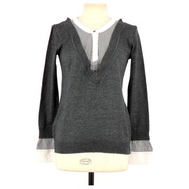 Comptoir Des Cotonniers Pullover Grau