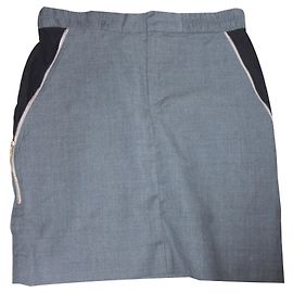 Ikks PURE EDITION wool skirt grey Grey
