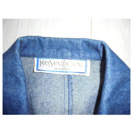 Yves Saint Laurent-Jeans JACKET YSL-Blu