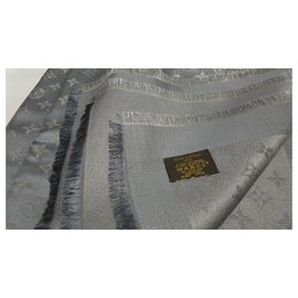 Louis Vuitton-Sciarpa Monogram-Grigio