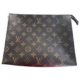 Louis Vuitton TASCA WC 26 monogramma Marrone