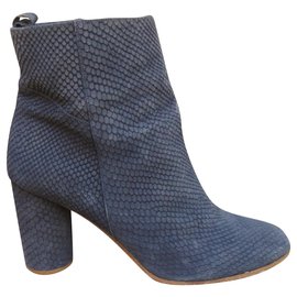 bottines Maje Bleu