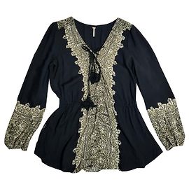 Camicetta Free People in Viscosa e Rayon Multicolore L Multicolore