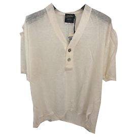 Jean Paul Gaultier CAMISA DE LINHO DE HOMEM GAULTIER NEW Branco