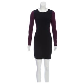 Diane Von Furstenberg-DvF Octavia dress-Black,Purple