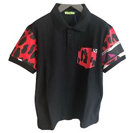 POLO NERO UOMO VERSACE NEW Nero