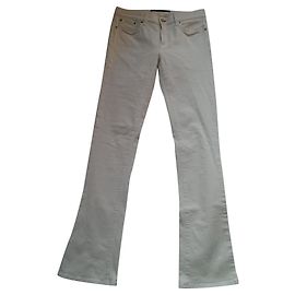 Ralph Lauren White Cotton Jeans White
