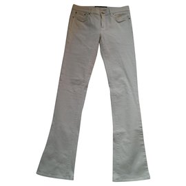 Vaqueros Ralph Lauren Blancos de Algodón Blanco