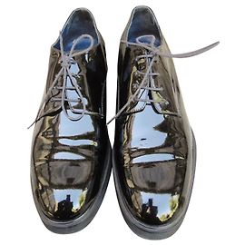 polished derby Studio Pollini new condition Black