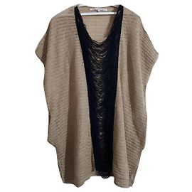 Rachel Roy Kleid Pullover Baumwolle Leinen M Mehrfarben