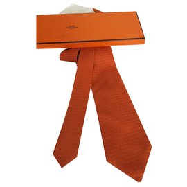 Hermès-Laço em forma de H "Hermes" New Collection Novo-Laranja