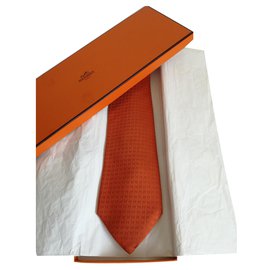 Hermès-Laço em forma de H "Hermes" New Collection Novo-Laranja