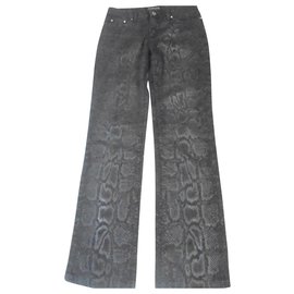 Roberto Cavalli Jean CAVALLi Snake FLARE Imprimé python