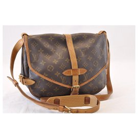Louis Vuitton-Louis Vuitton Saumur 35-Brown
