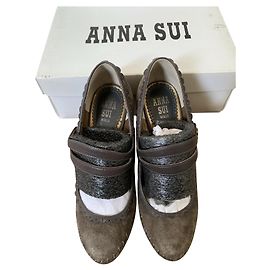 Anna Sui Mary Janes Marrone