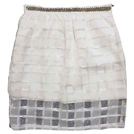 Autre Marque Brigitte Bardot Skirt White Polyester Size S White