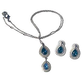 Swarovski Schmucksets Silber Blau