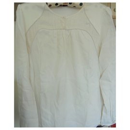 Comptoir Des Cotonniers-Blusa túnica-Blanco roto