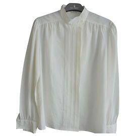 Autre Marque Chemisier JU MO Eggshell en Polyester Blanc cassé