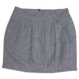 Autre Marque SHORTS ROCK BUCH IN WOLLE Grau