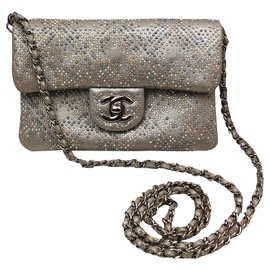 Chanel-Mini Chanel-Argento,D'oro
