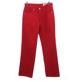 Autre Marque-Jeans-Vermelho