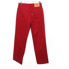 Autre Marque-Jeans-Vermelho