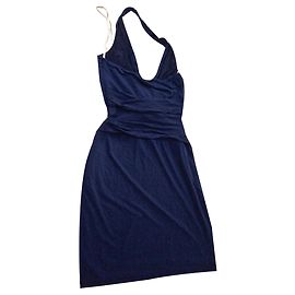 HALSTON HERITAGE DRESS Blue Navy blue