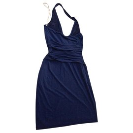 ROBE HALSTON HERITAGE Bleu Bleu Marine