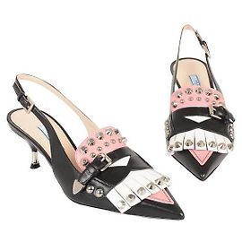 Calcanhar Prada 6 cm Branco